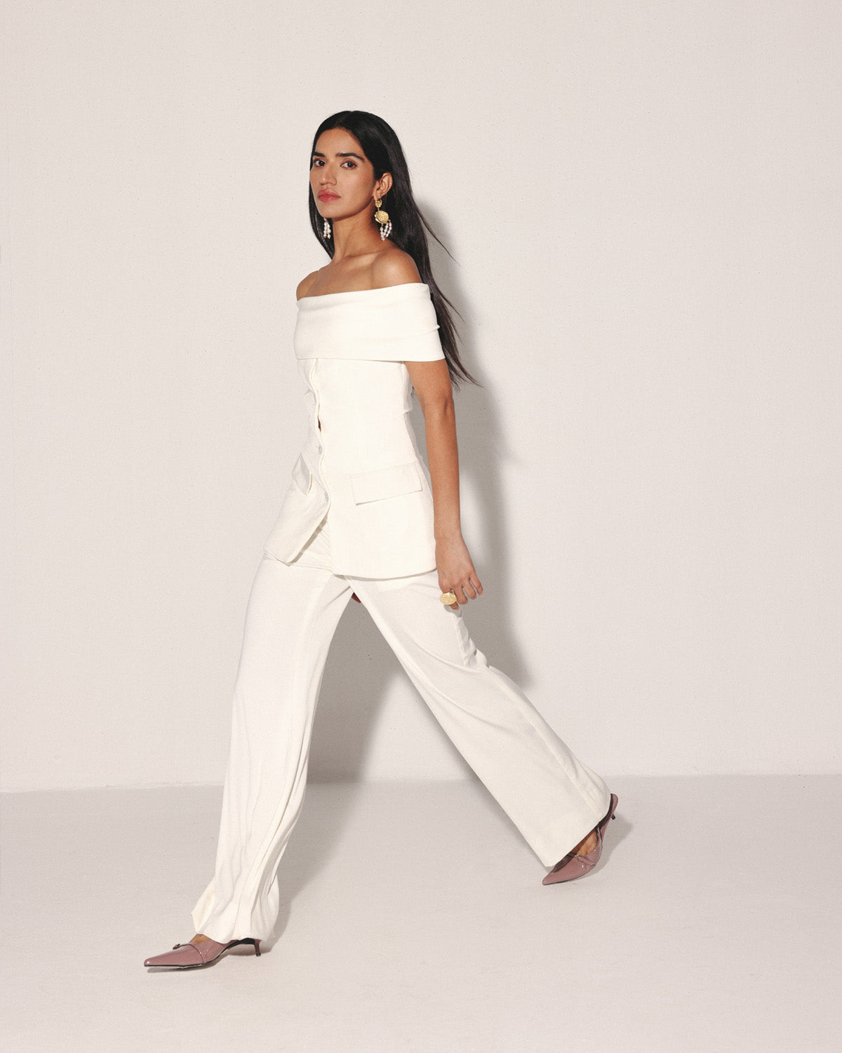 THE WRAPPED UP TOP IN WHITE