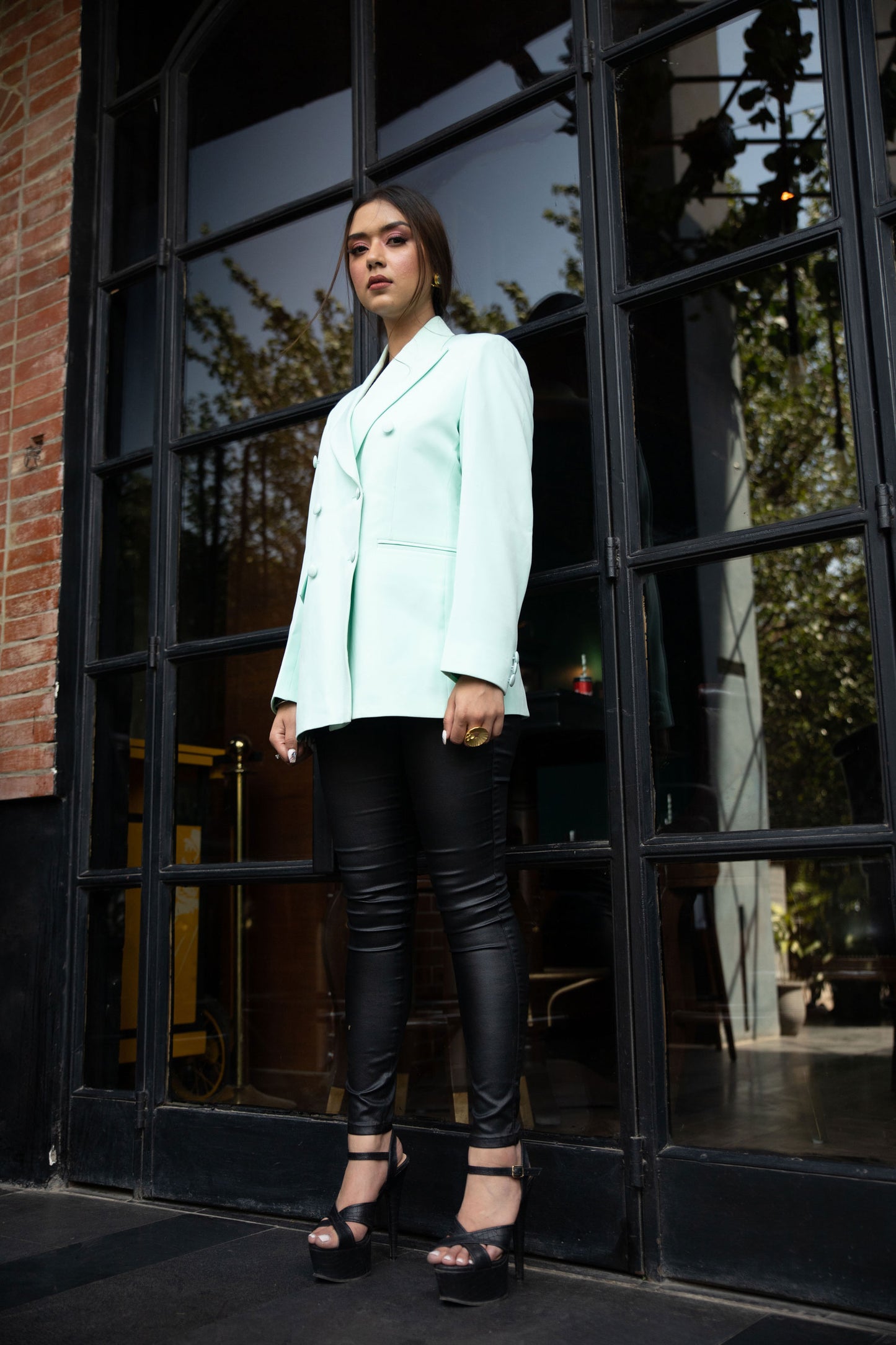 Mint Green Pant Suit