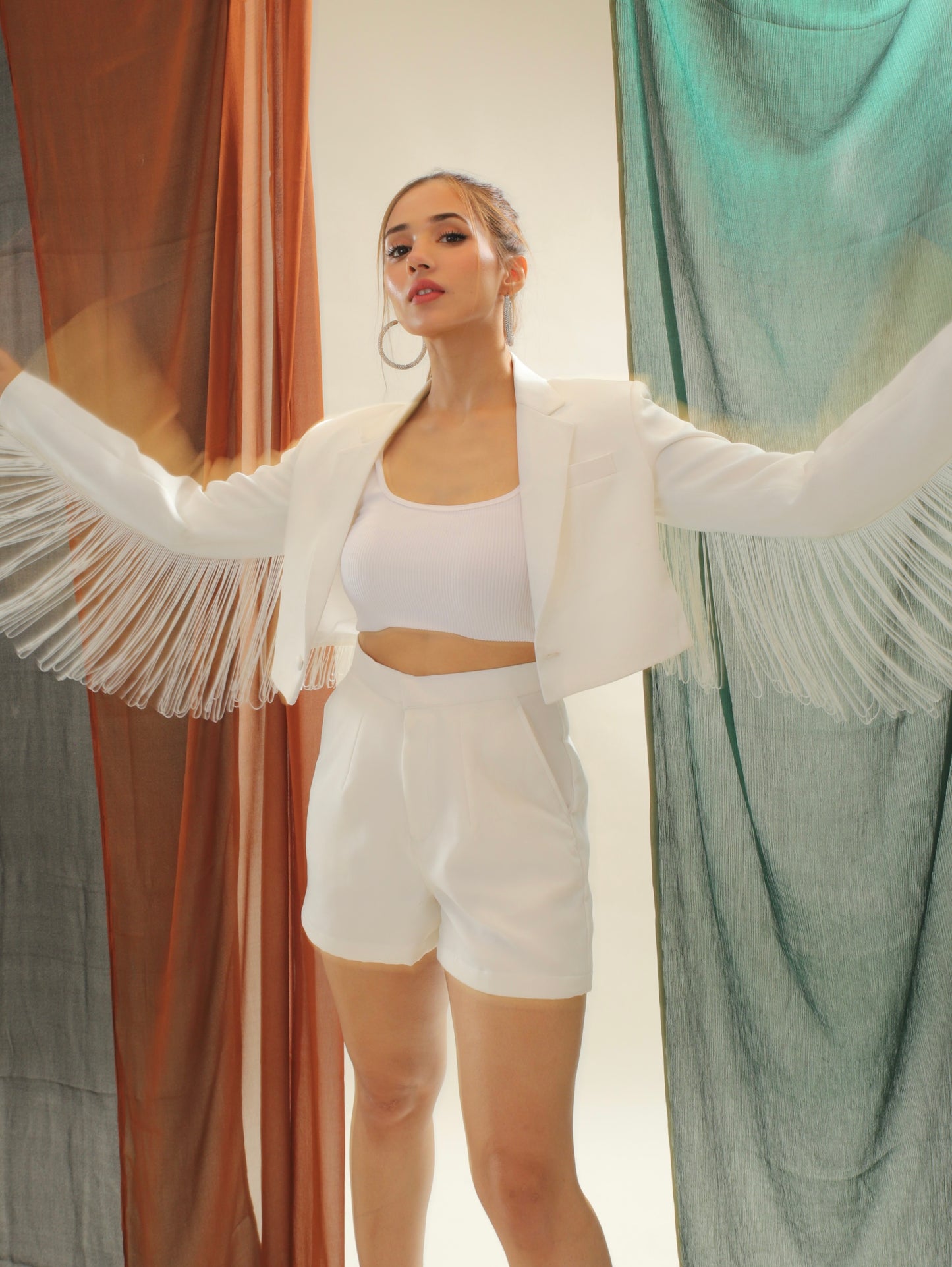 White Shorts