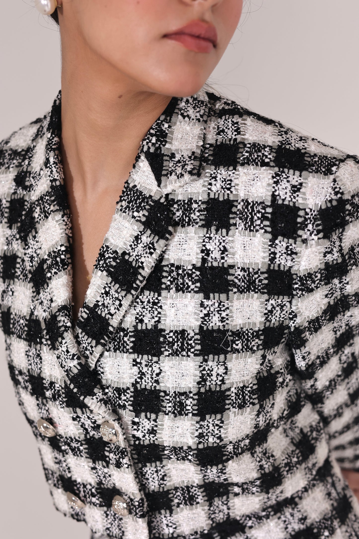 BLAIR TWEED BLAZER WITH SKIRT