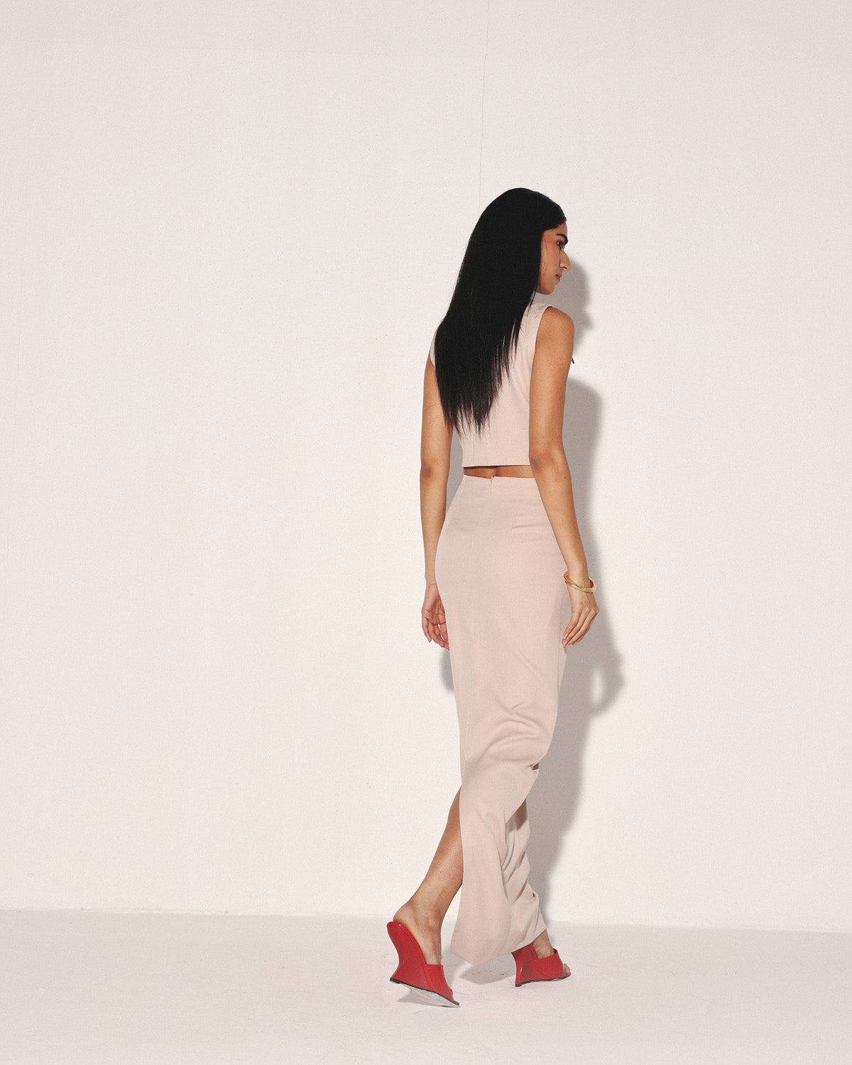 THE BUTTON DOWN SKIRT SUIT