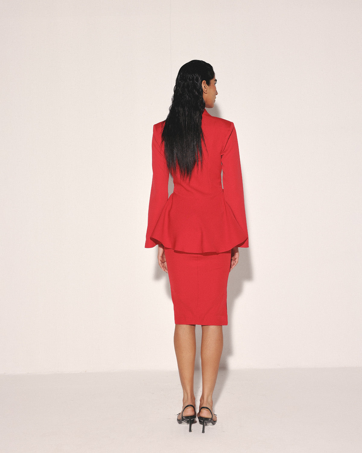 The Peplum Skirt Suit