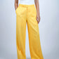 Yellow Sleeveless Pantsuit