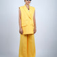 Yellow Sleeveless Pantsuit