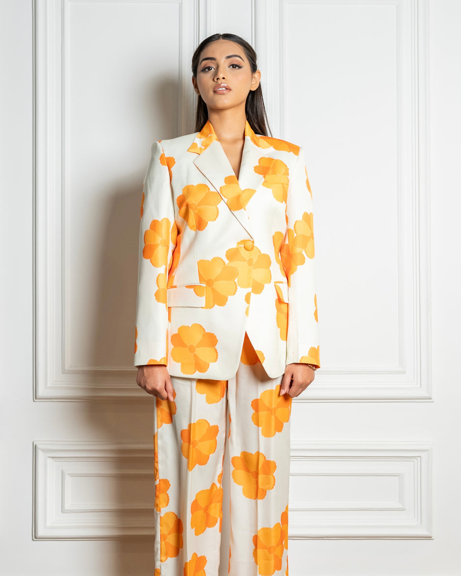 Santorini Printed Pantsuit