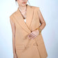 Beige Sleeveless Pantsuit