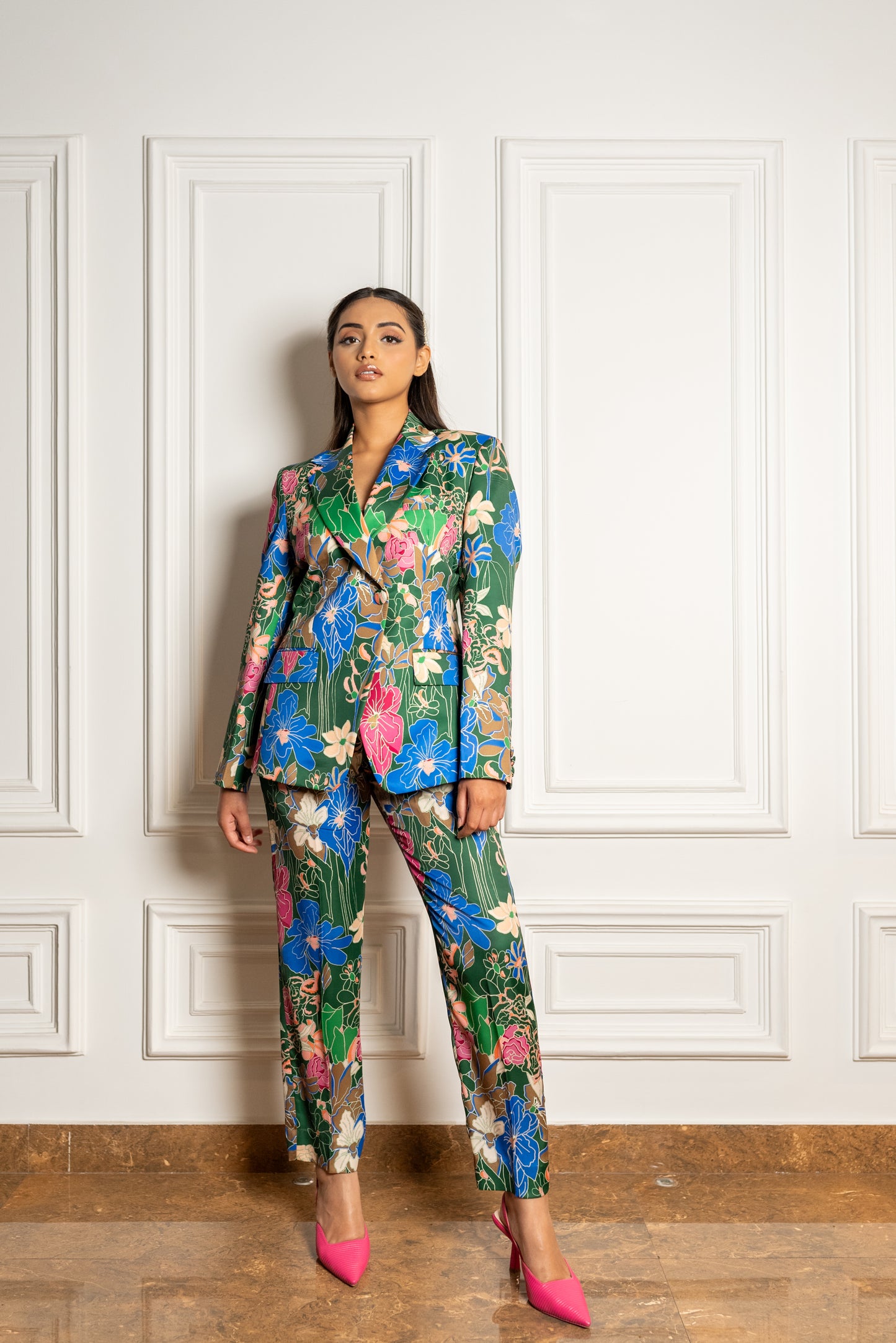 Valencia Printed Pantsuit