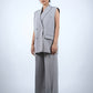 Grey Sleeveless Pantsuit