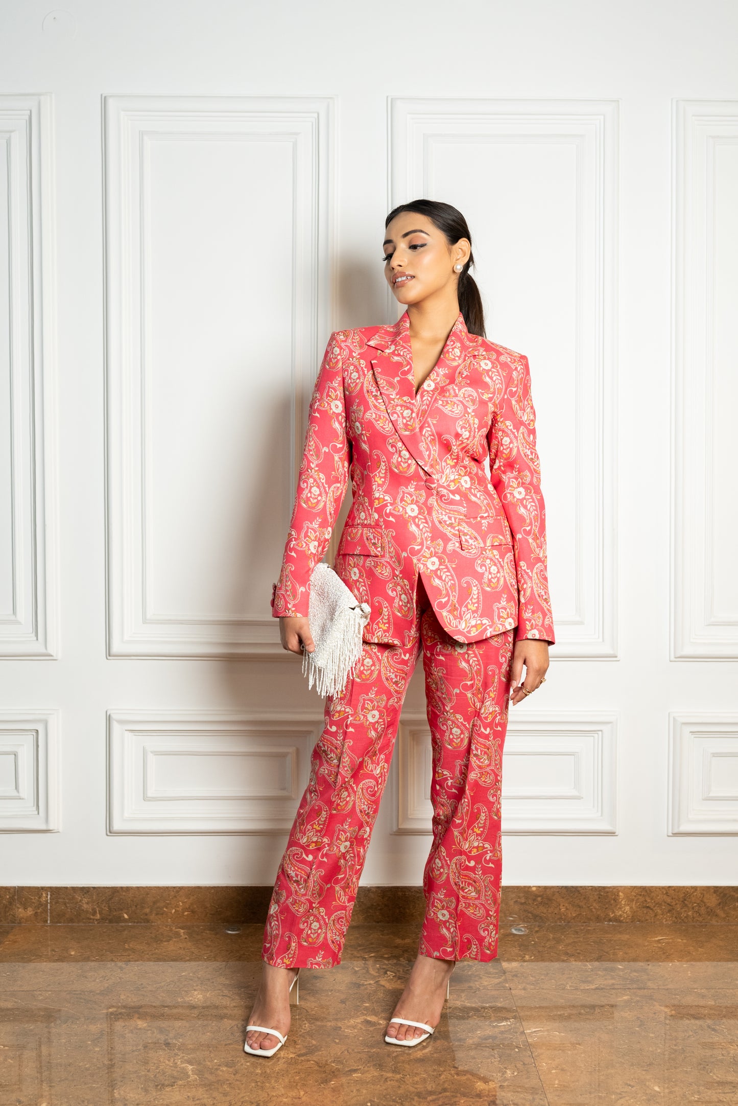 Indiana Linen Printed Pantsuit