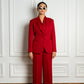 Cherry Red 3 Piece Suit