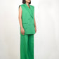 Green Sleeveless Pantsuit