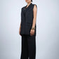 Black Sleeveless Pantsuit