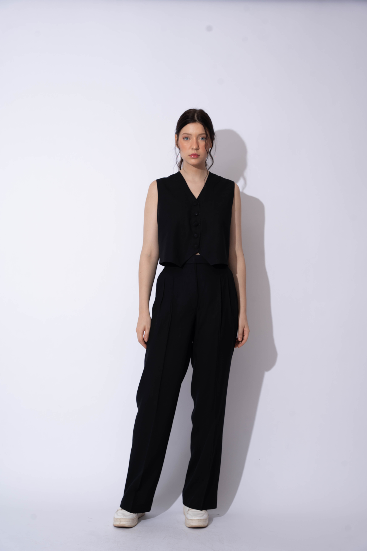 BLACK LINEN PANTS