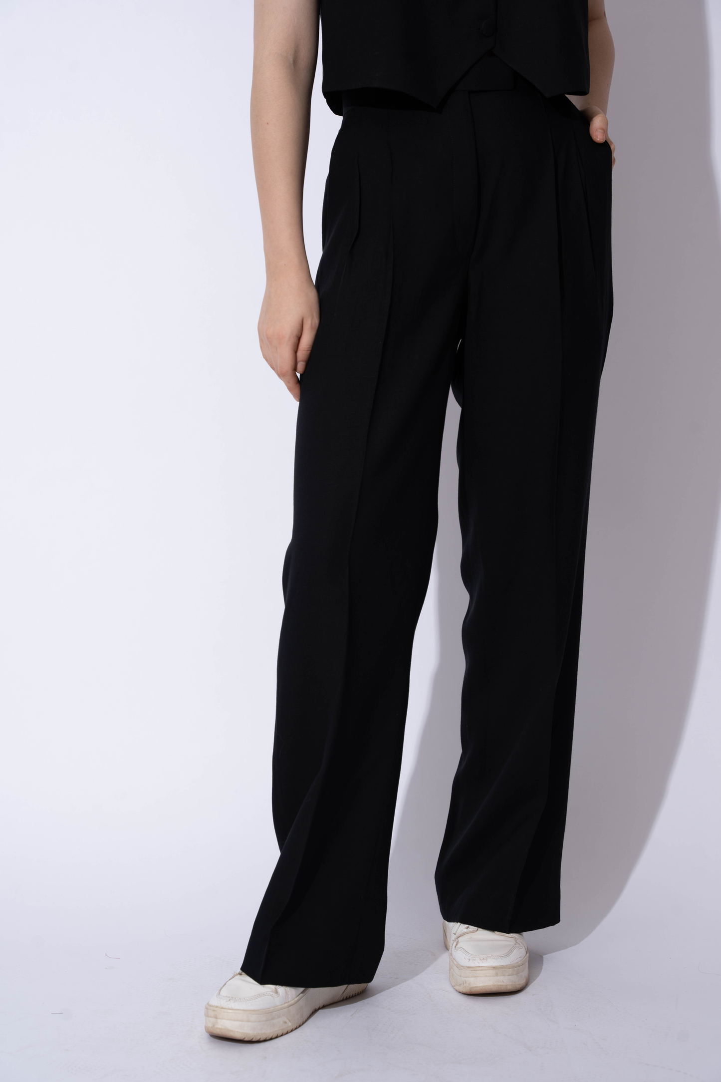 BLACK LINEN PANTS