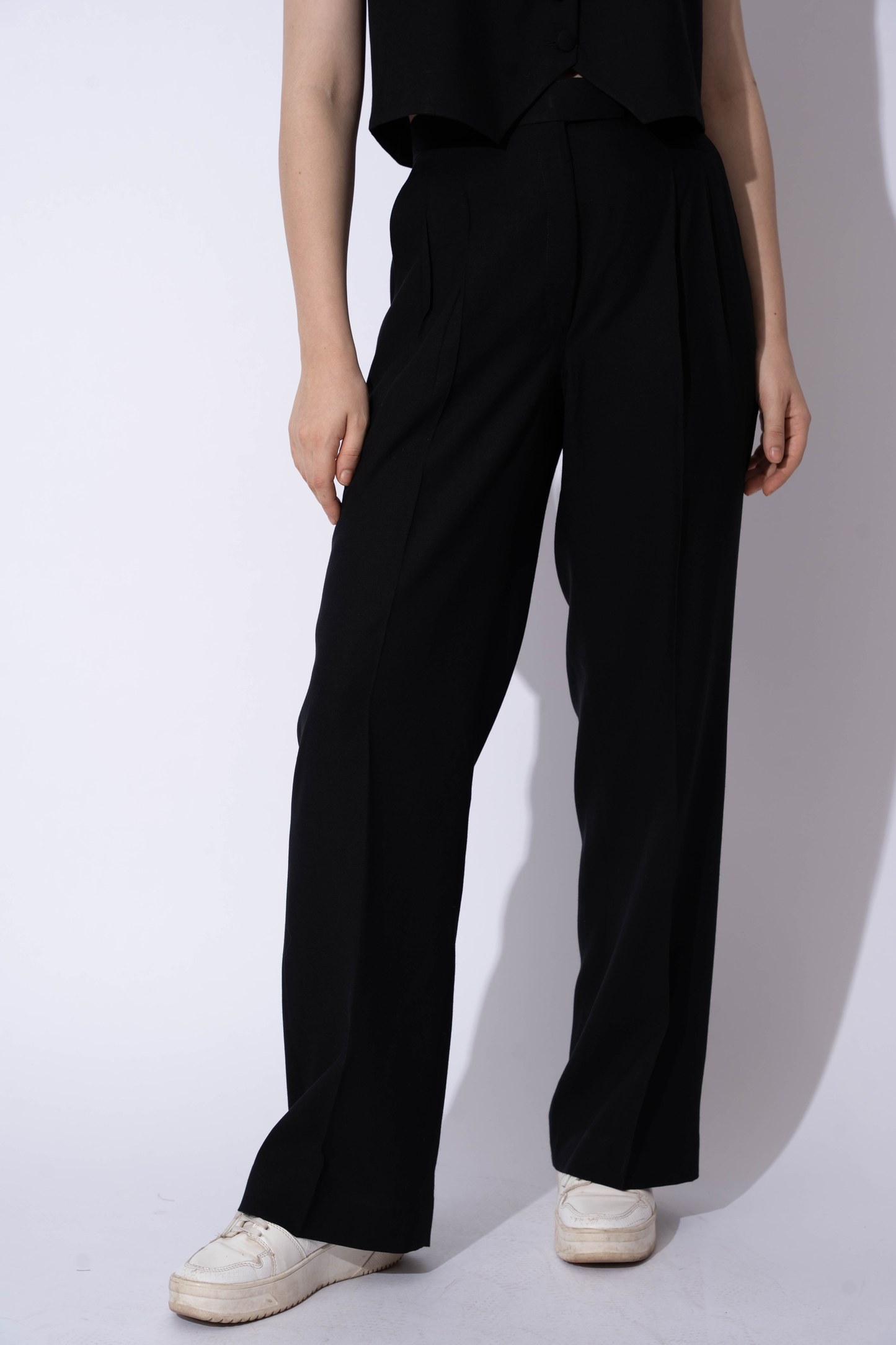 BLACK LINEN PANTS