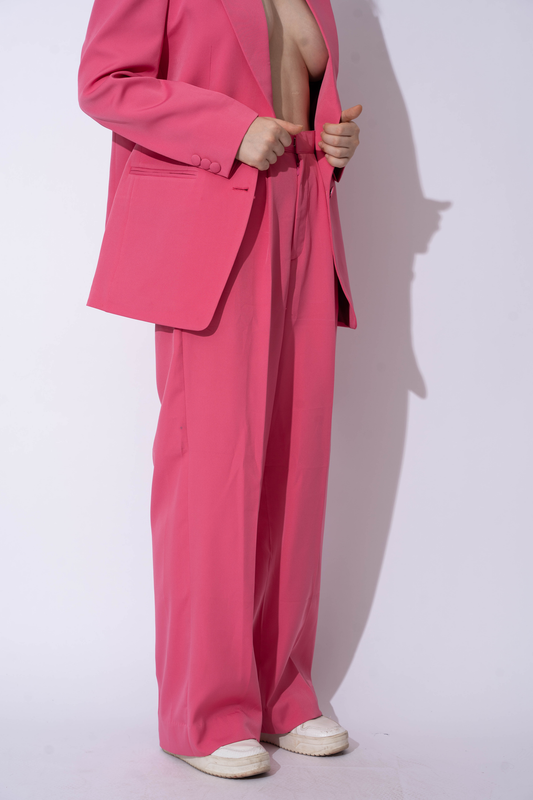 PINK OVERSIZED PANTSUIT