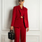 Cherry Red 3 Piece Suit