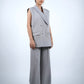 Grey Sleeveless Pantsuit