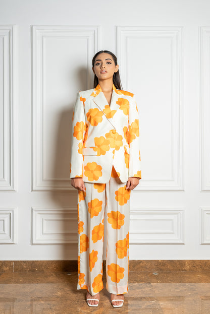 Santorini Printed Blazer