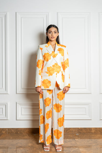 Santorini Printed Blazer