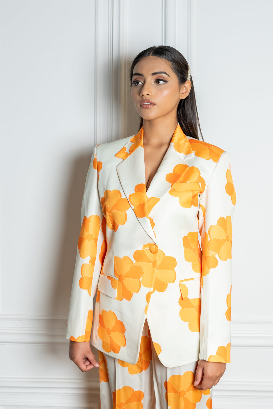 Santorini Printed Blazer