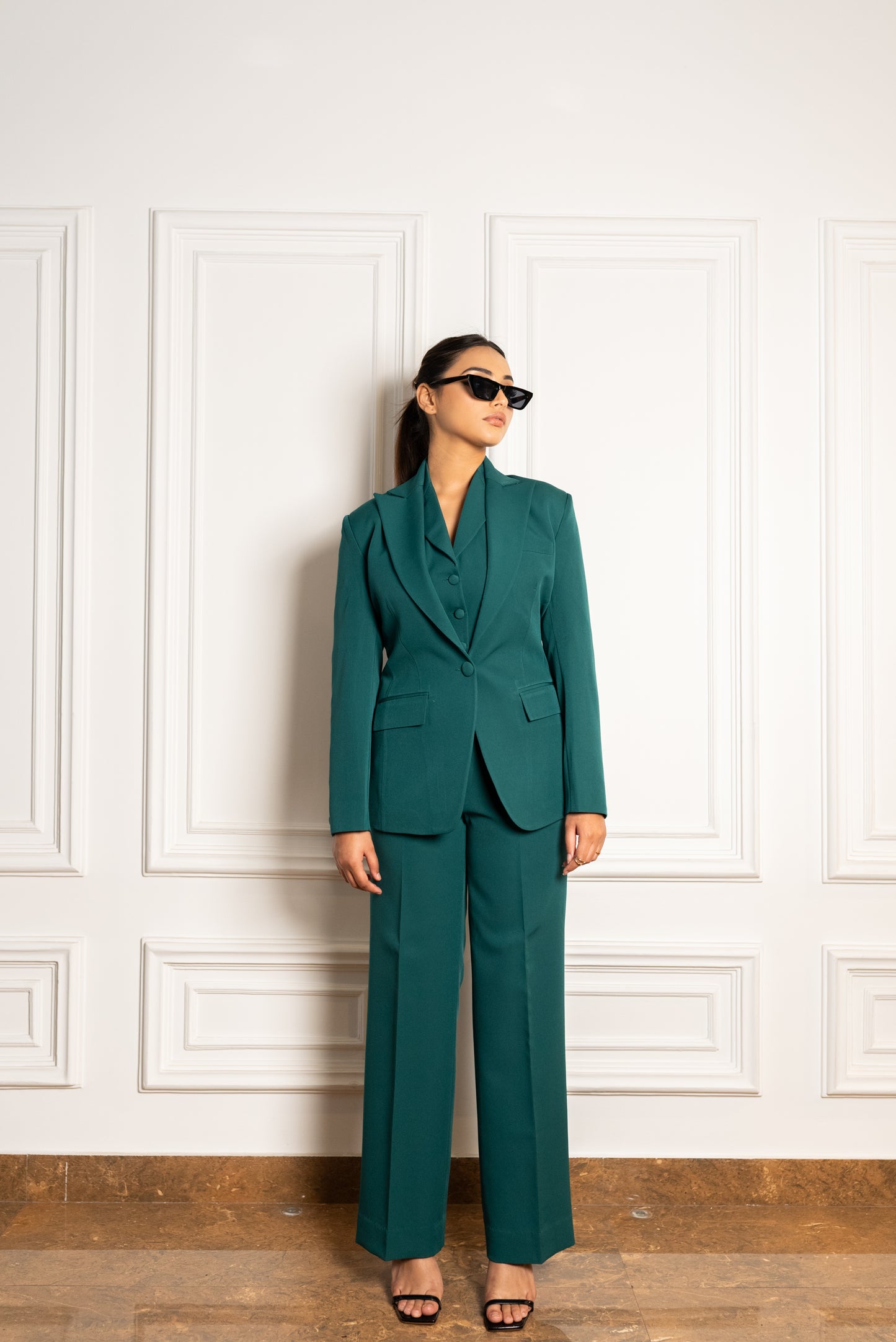 Emerald Green Pantsuit