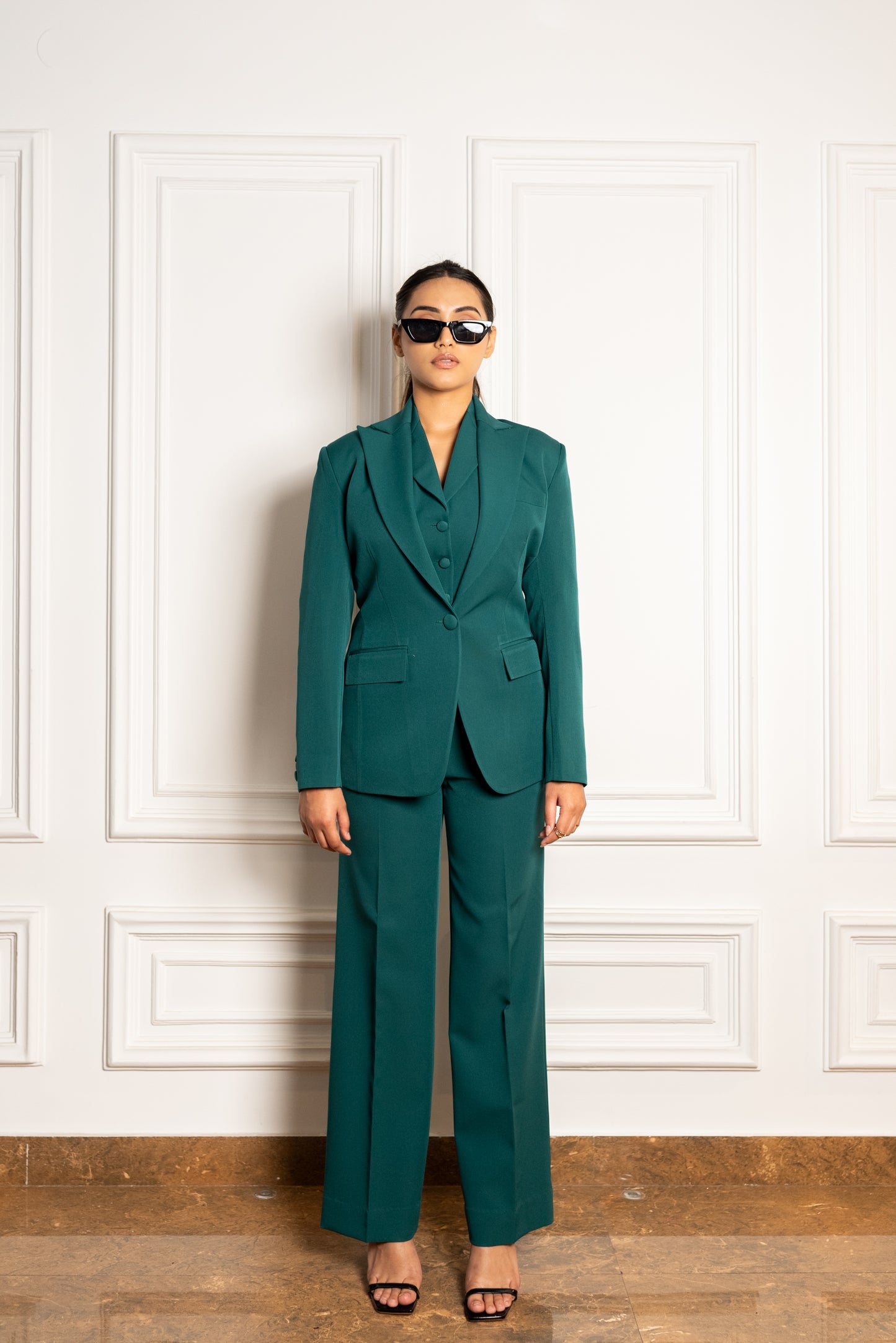 Emerald Green Pantsuit