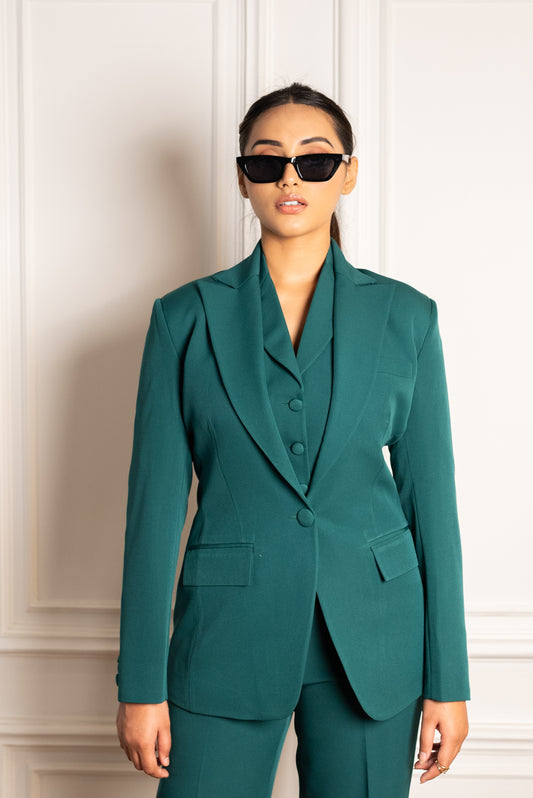 Emerald Green Pantsuit