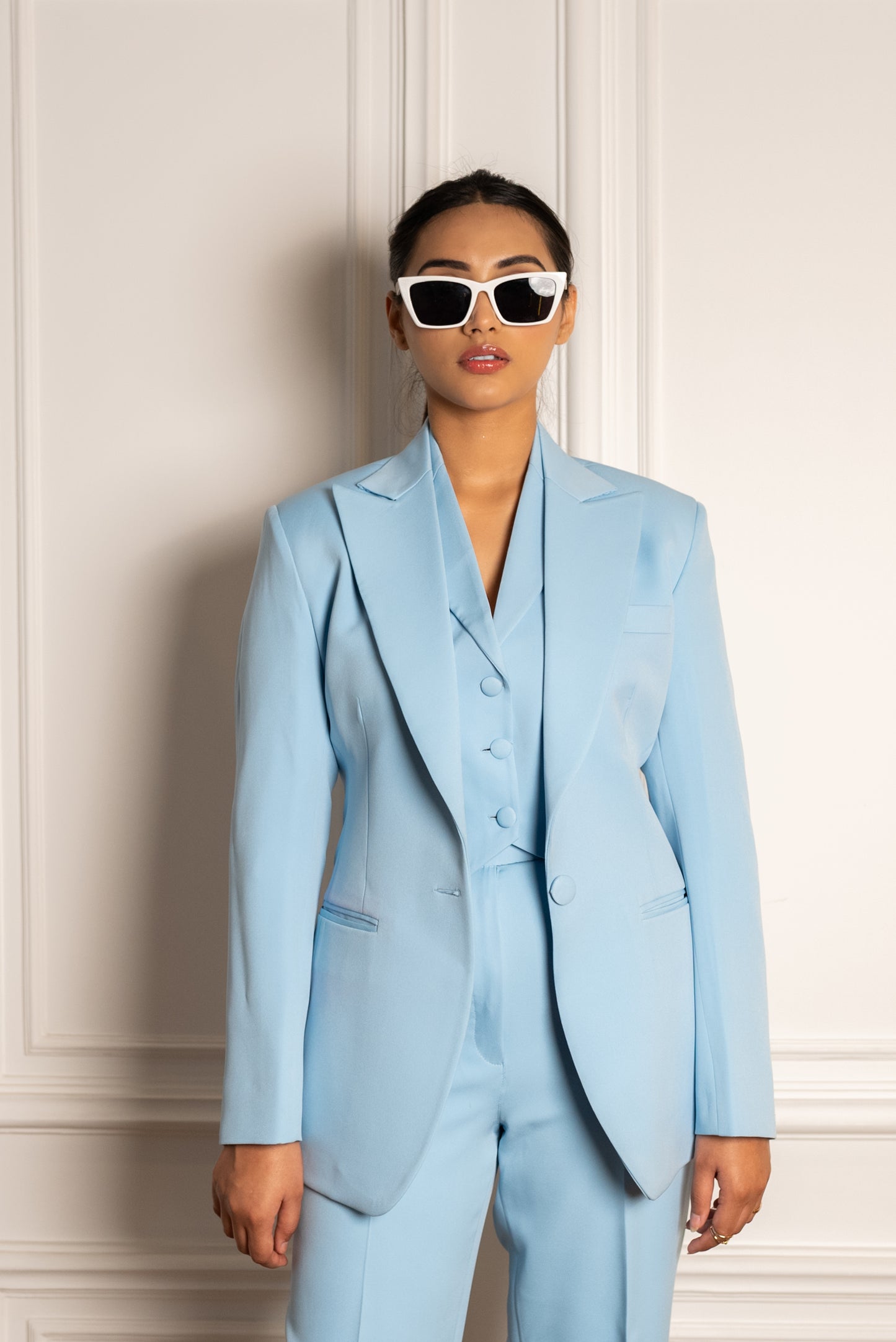 Pastel Blue 3 Piece Suit