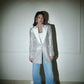 Silver Sequin Blazer