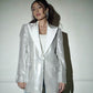 Silver Sequin Blazer