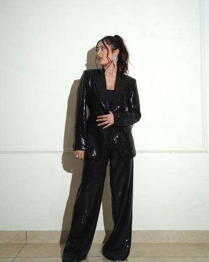 Black Sequin Pant