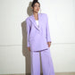 Lavender oversized pantsuit