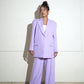 Lavender oversized pantsuit