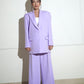 Lavender oversized pantsuit