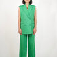 Green Sleeveless Pantsuit