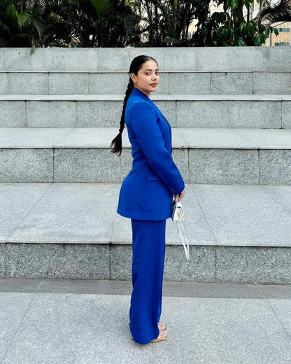 BLUE PANTSUIT