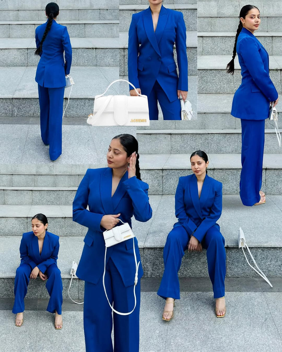 BLUE PANTSUIT