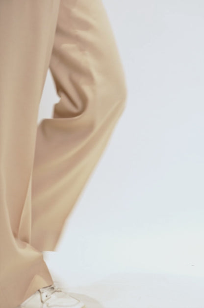 BEIGE LINEN WAISTCOAT WITH PANTS