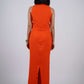 Orange Waistcoat With Skirt
