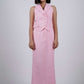 Baby Pink Waistcoat With Skirt