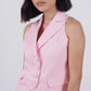 Baby Pink Double Breasted Waistcoat