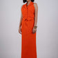 Orange Waistcoat With Skirt