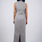 Grey Waistcoat With Skirt