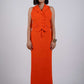 Orange Waistcoat With Skirt