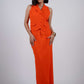 Orange Waistcoat With Skirt