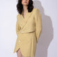 GREEN BEIGE LINEN CO-ORD SET