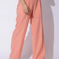 PEACH LINEN WAISTCOAT WITH PANTS