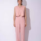 BABY PINK LINEN WAISTCOAT WITH PANTS