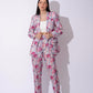 FLORAL LINEN PANT SUIT